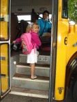 Taylor's first day of school